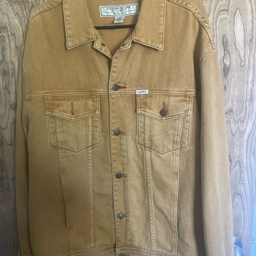 Guess Tan Denim Jacket